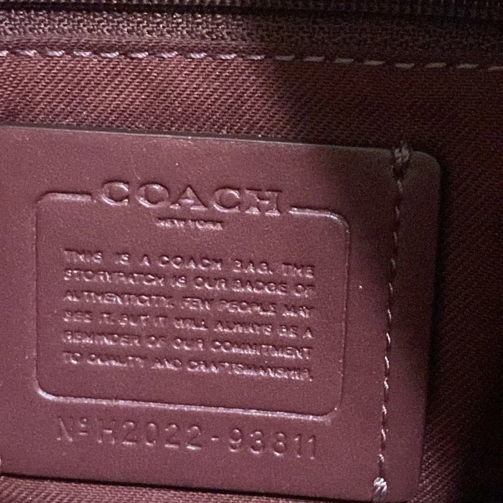 Coach  Shay Shoulder Leather Bag women large brown casual office retro